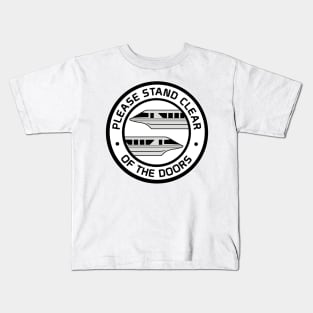 MonorailStandClearSilver Kids T-Shirt